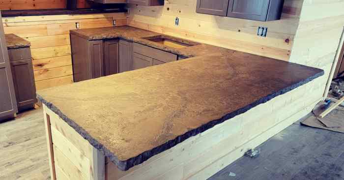 Stages of Installing a Concrete Countertop